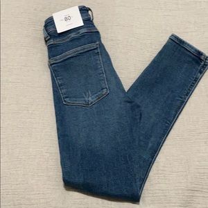 ZARA DENIM SKINNY JEANS ULTRA HIGH RISE US 2